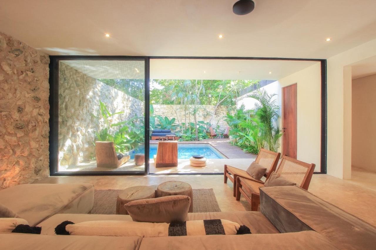 Elegant Boho Style Villa Jungle Views In Rooftop Deck & Outstanding Raw Pool In Holistika Tulum Extérieur photo