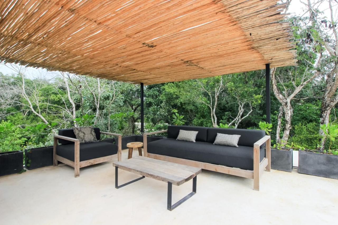 Elegant Boho Style Villa Jungle Views In Rooftop Deck & Outstanding Raw Pool In Holistika Tulum Extérieur photo